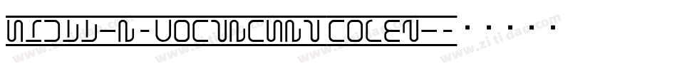 Shuttle-Condensed Normal字体转换
